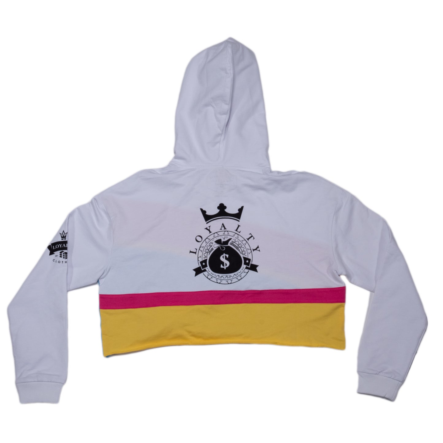 3 piece yoga suit with crop top hoodie