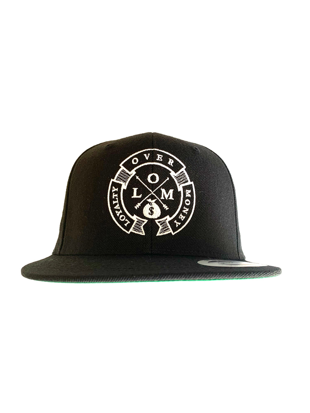 New logo loyalty over money hat
